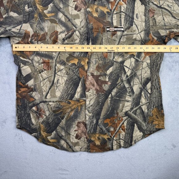 Winchester Supreme Shirt Mens XL Realtree Hardwoods Camo Hunting Green Brown - Picture 6 of 10